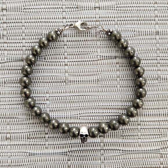 CUSTOM  ( NOT CHEAP STRETCH)ROCK STAR BRACELET. UNISEX - Picture 2 of 2